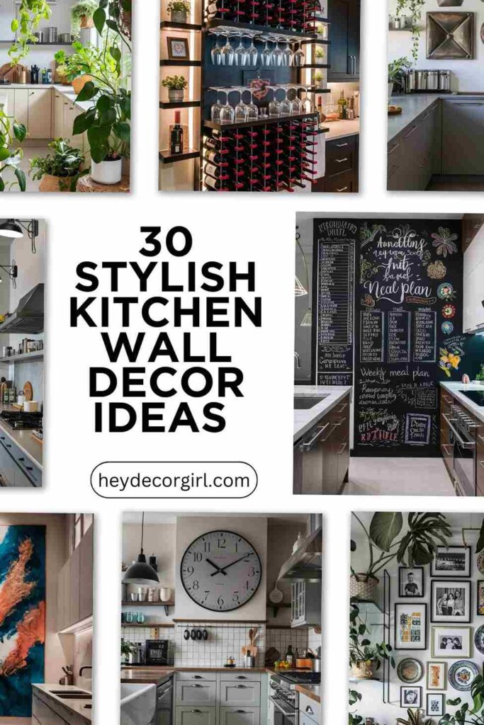 30 stylish kitchen wall decor ideas