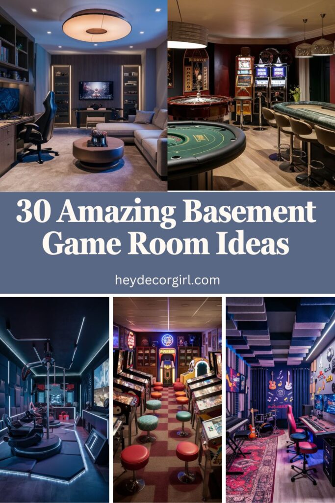 Basement Game Room Ideas