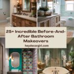 Before-and-after bathroom makeovers