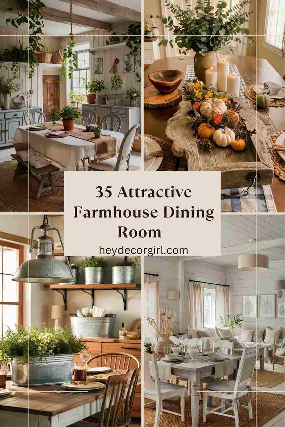 Farmhouse Dining Room Decor