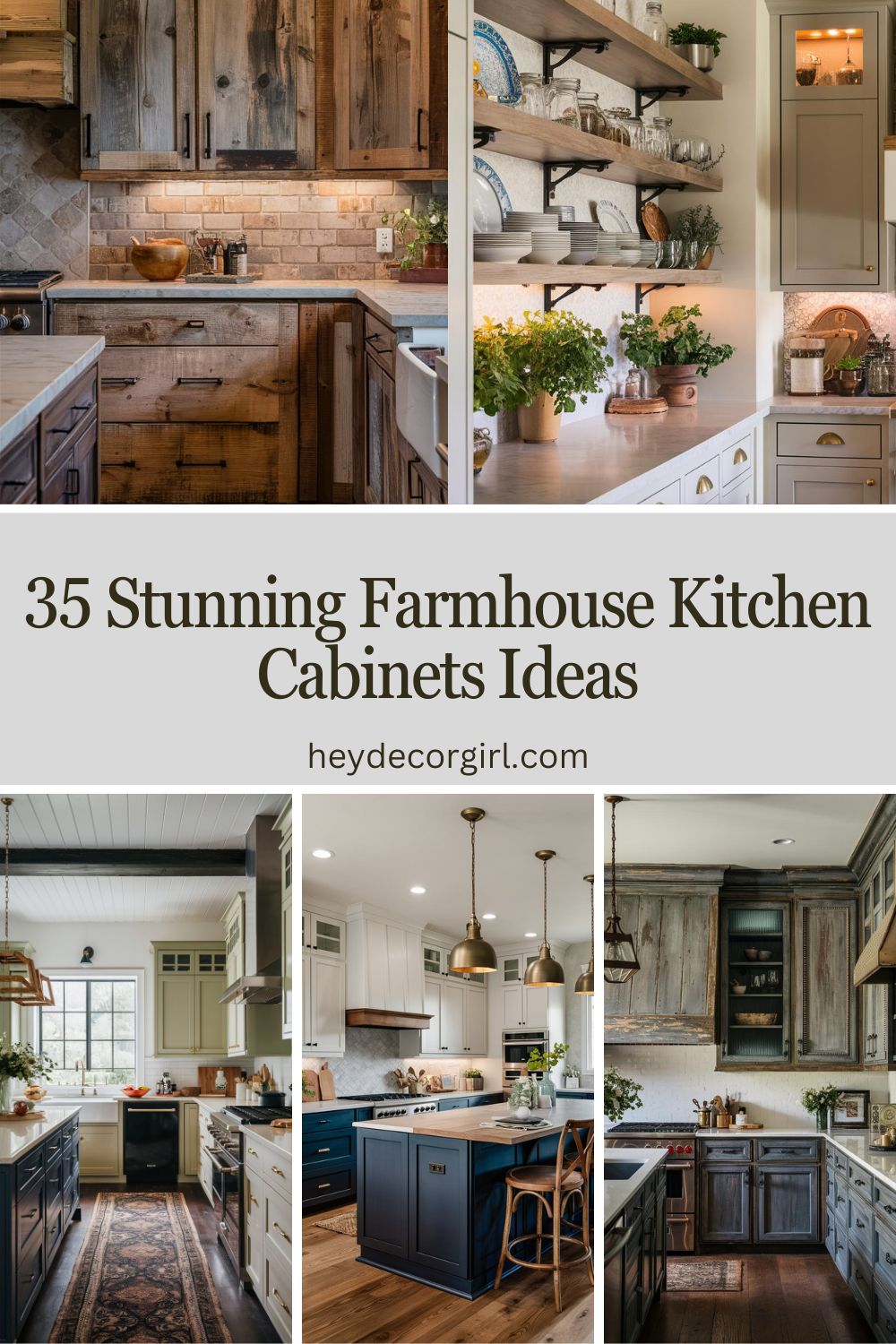 Farmhouse Kitchen Cabinets Ideas