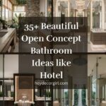 Open Concept Bathroom Ideas like Hotel