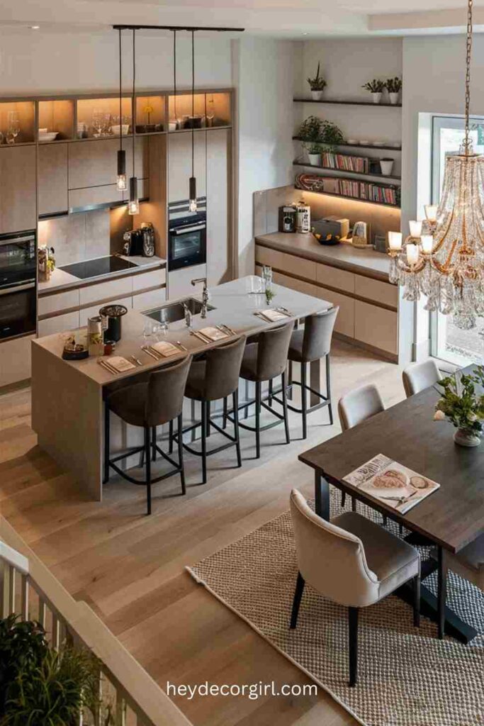 Combined Kitchen Dining Rooms Ideas | Top Decor iIdeas