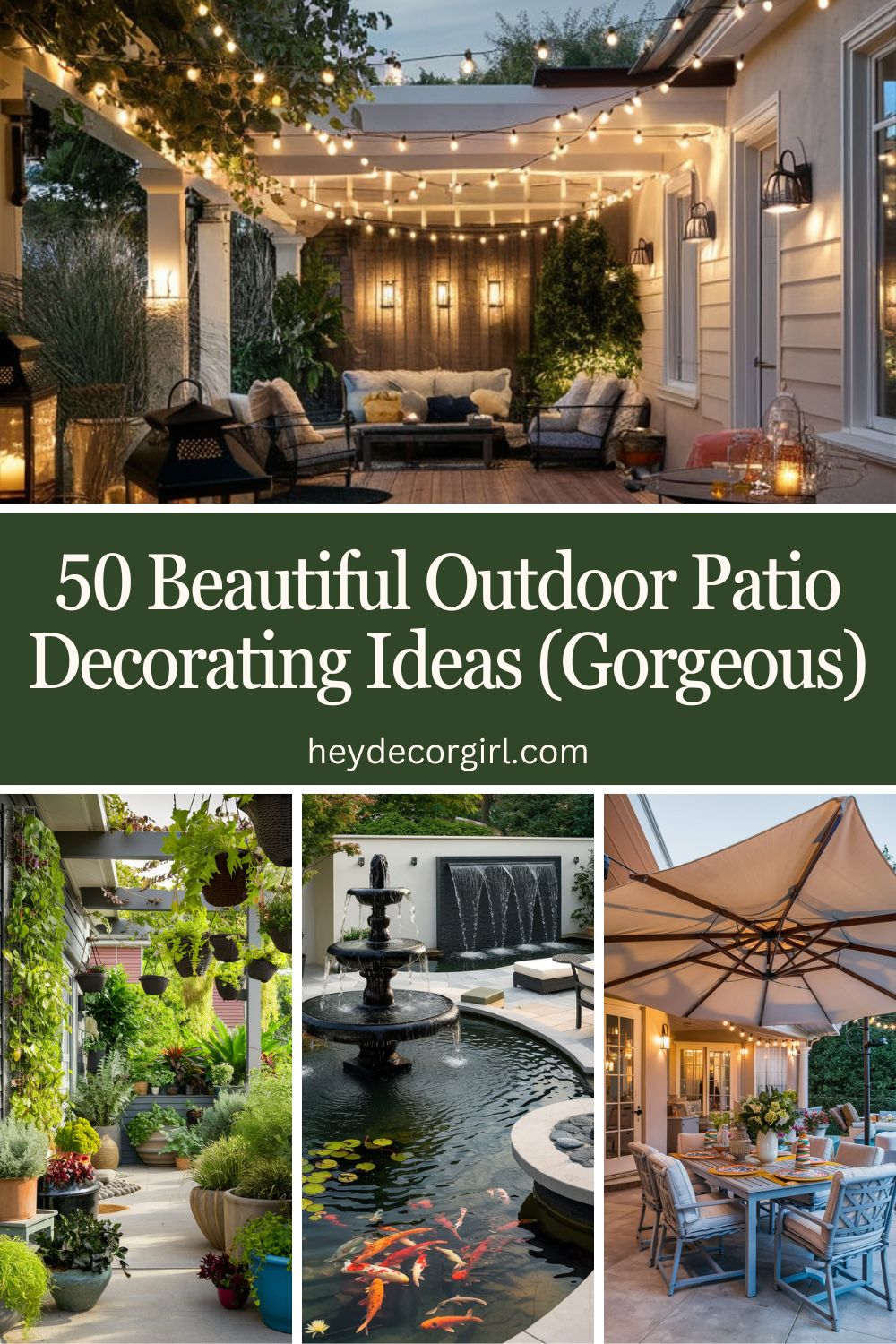 Outdoor Patio Decor Ideass