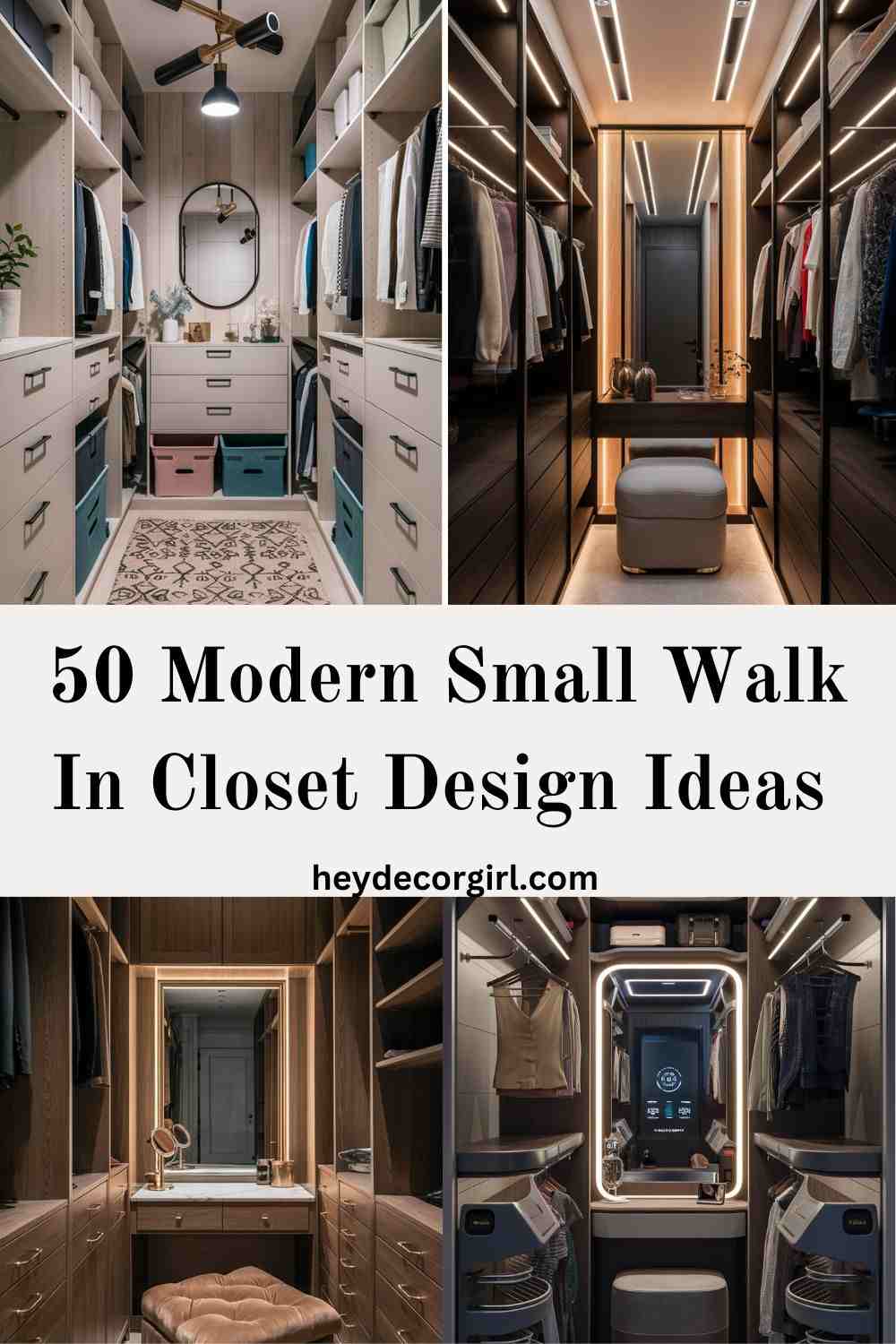 Small Walk In Closet Design Ideas