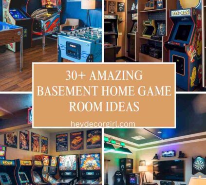 Basement Home Game Room Ideas