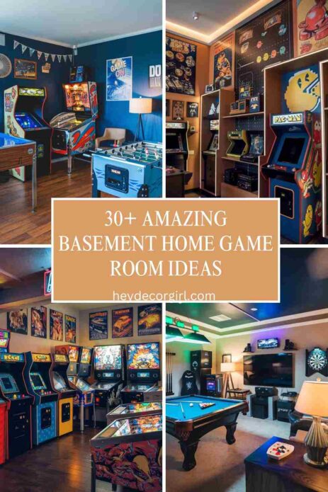 Basement Home Game Room Ideas