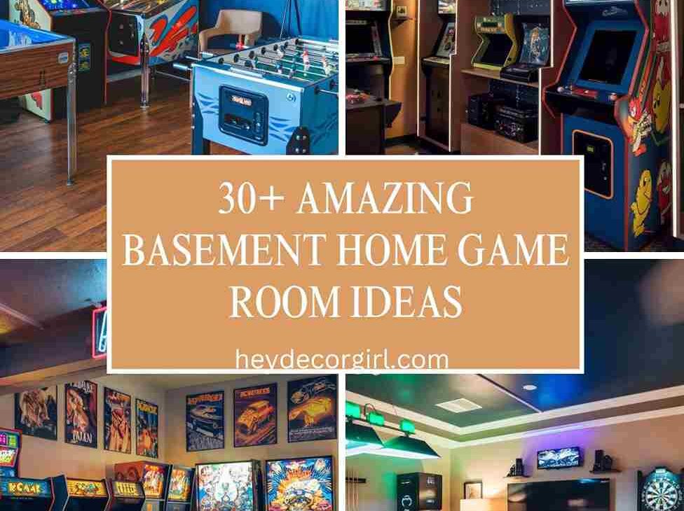 Basement Home Game Room Ideas