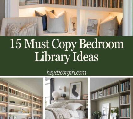 Bedroom Library Ideas