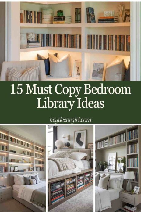 Bedroom Library Ideas