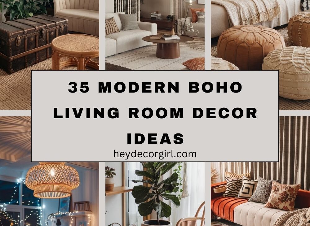 Boho Living Room Decor Ideas