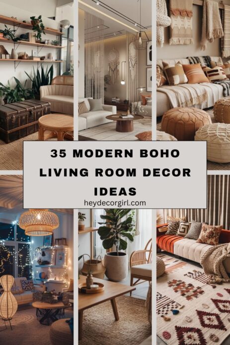 Boho Living Room Decor Ideas