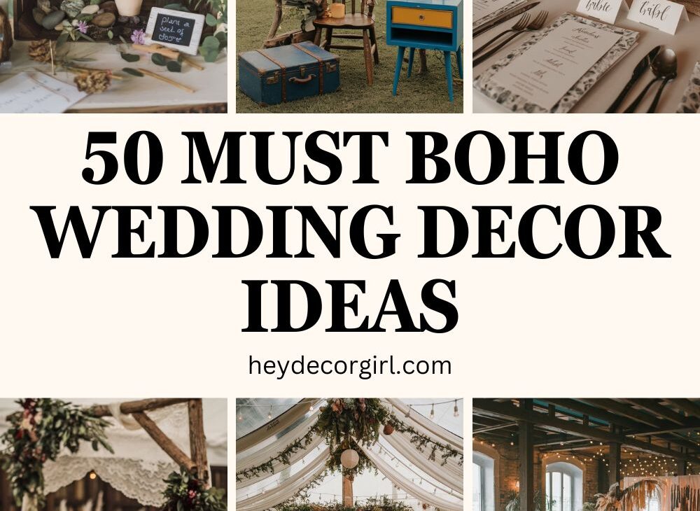 Boho Wedding Decor Ideas