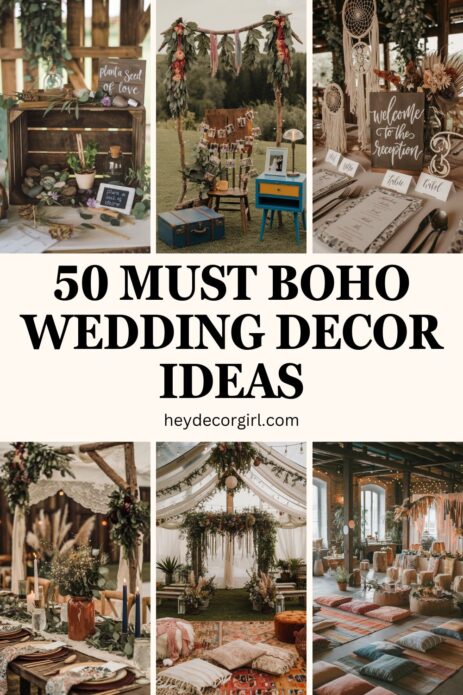 Boho Wedding Decor Ideas