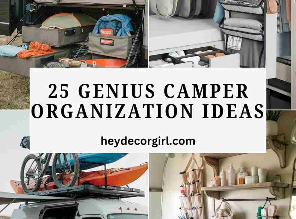 Camper Organization Ideas