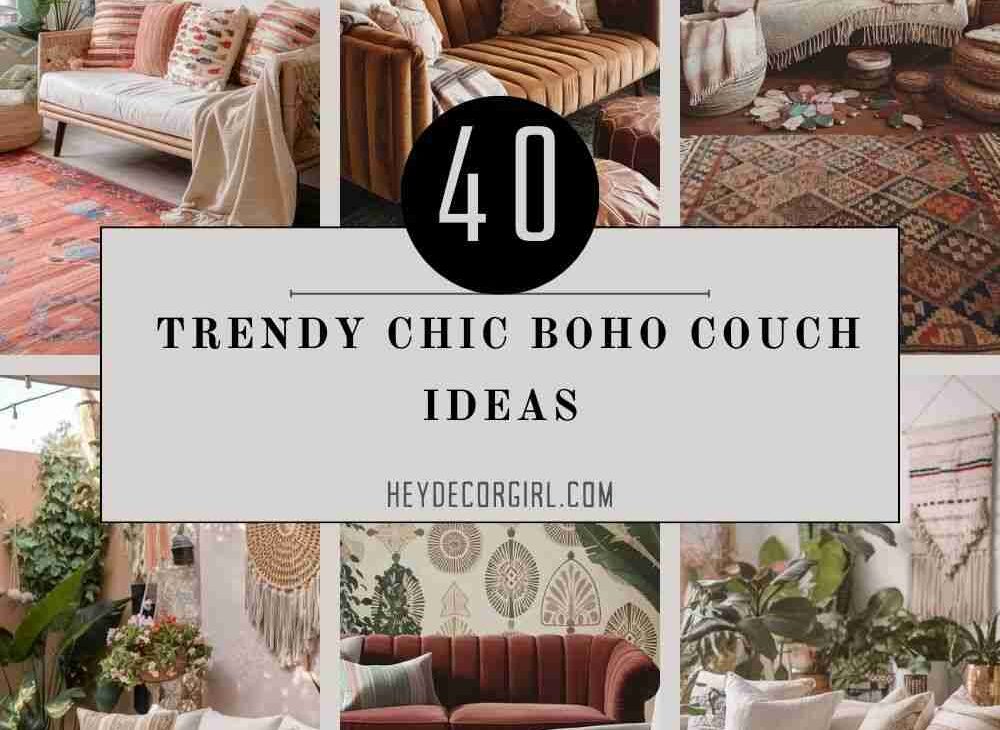 Chic Boho Couch Ideas