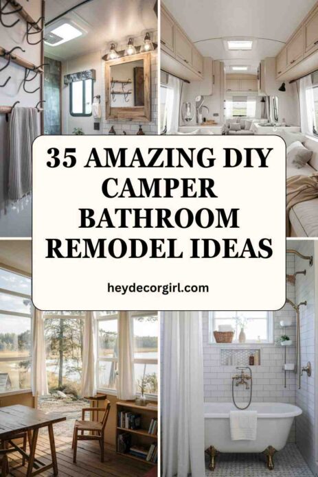 DIY Camper Bathroom Remodel Ideas