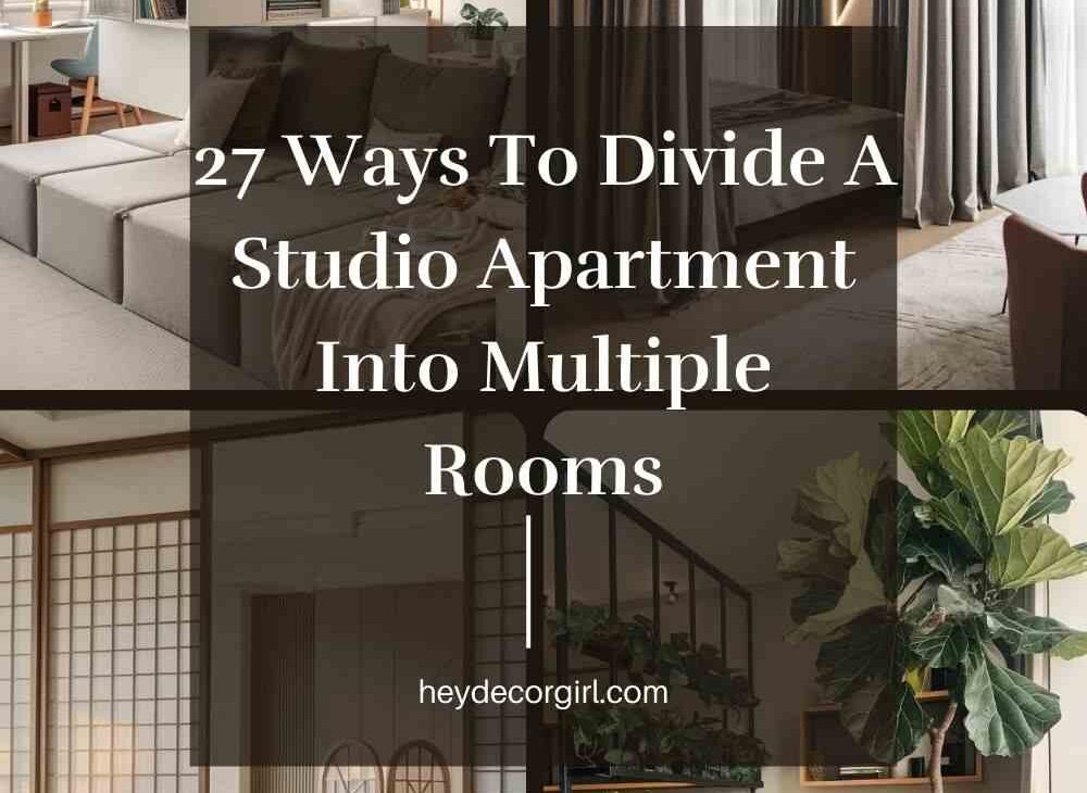 Divide A Studio Apartment Into Multiple Rooms