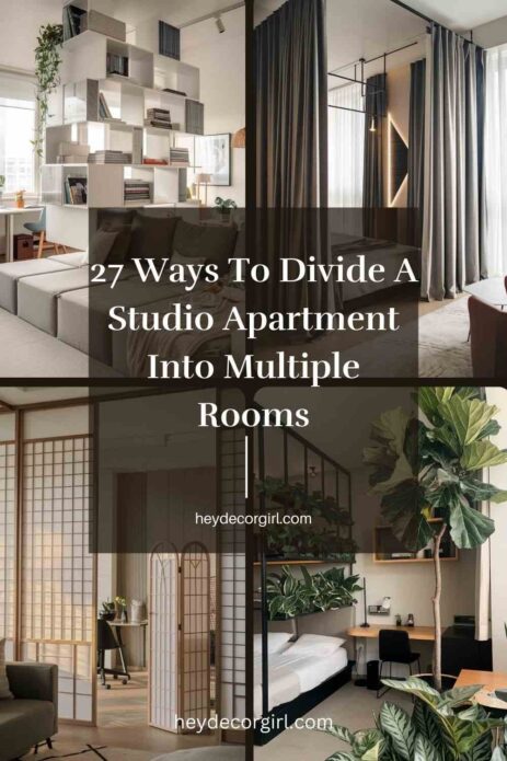 Divide A Studio Apartment Into Multiple Rooms