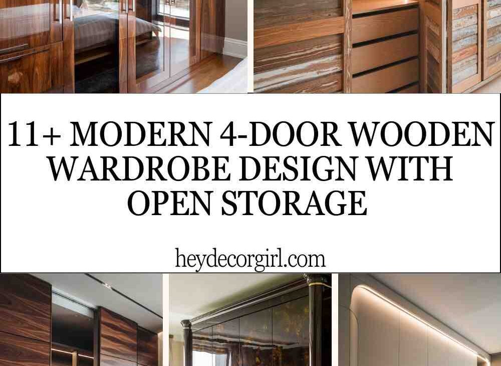 Door Wooden Wardrobe Design