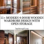 Door Wooden Wardrobe Design