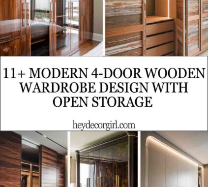 Door Wooden Wardrobe Design