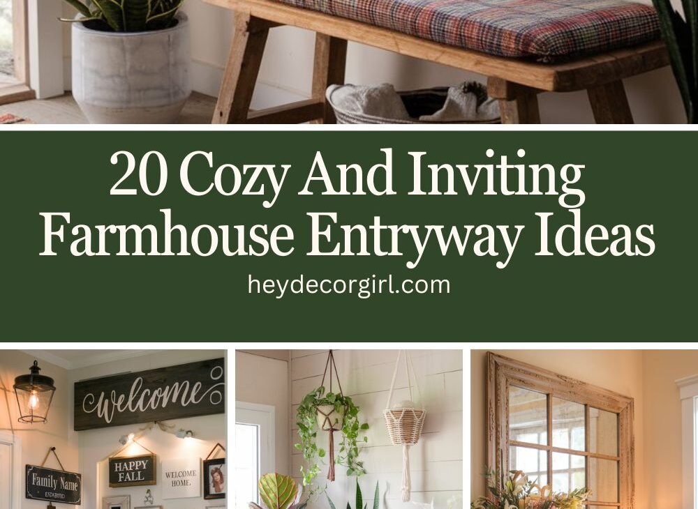 Farmhouse Entryway Ideas