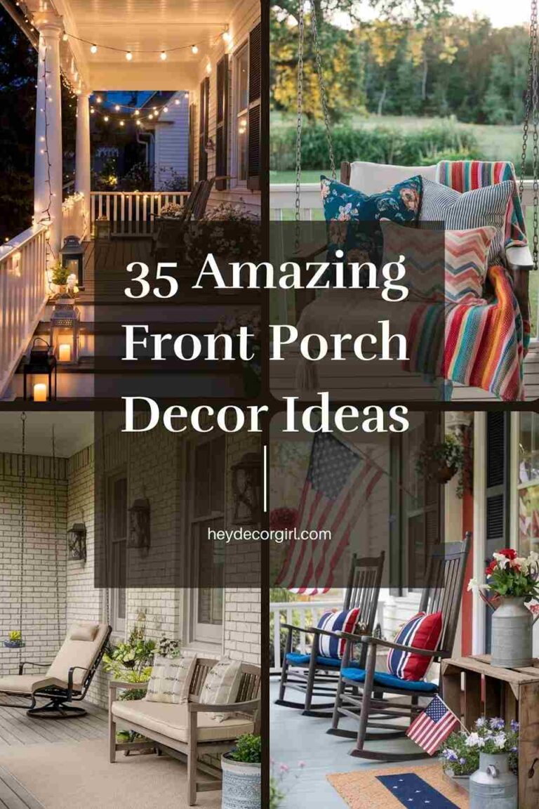 Cozy & Stylish Front Porch Decorating Ideas