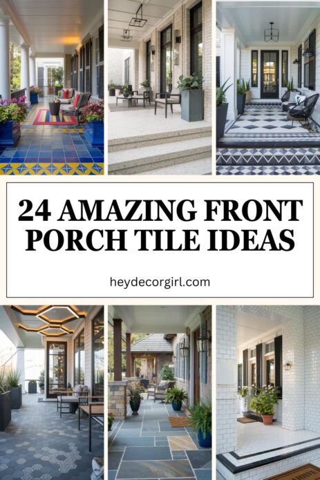 Front Porch Tile Ideas