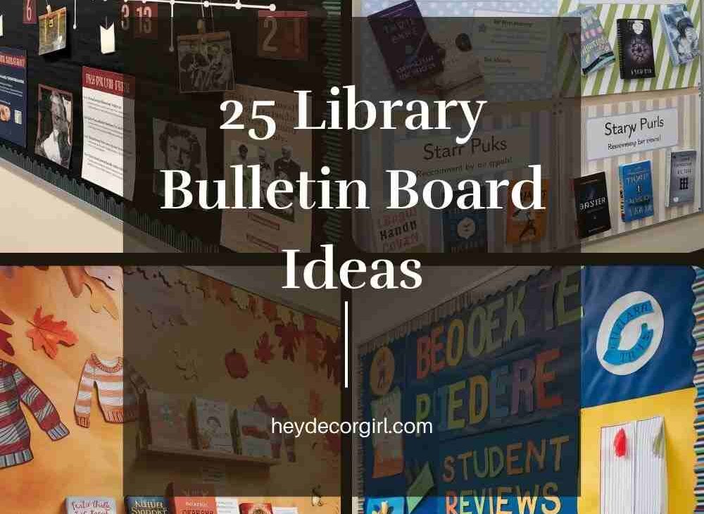 Library bulletin boards Ideas