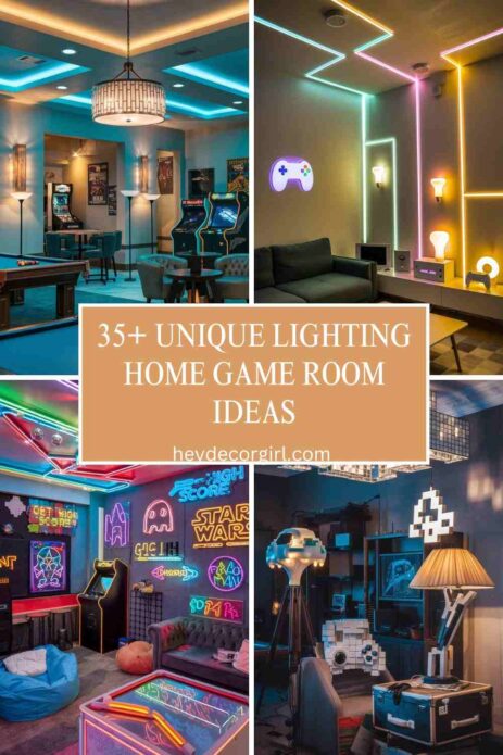 Lighting Home Game Room Ideas