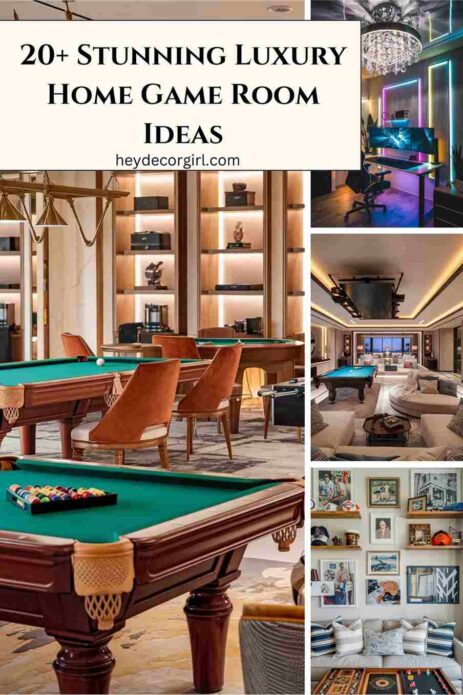 Luxury Home Game Room Ideas