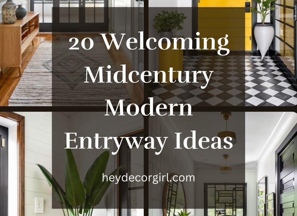 Midcentury Modern Entryway Ideas