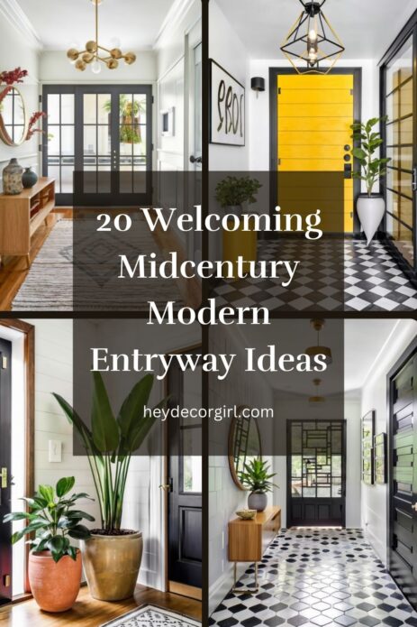 Midcentury Modern Entryway Ideas