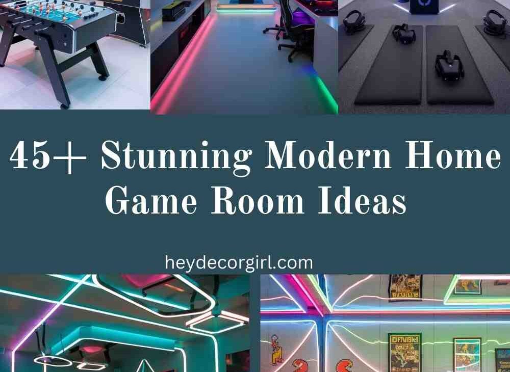 Modern Home Game Room