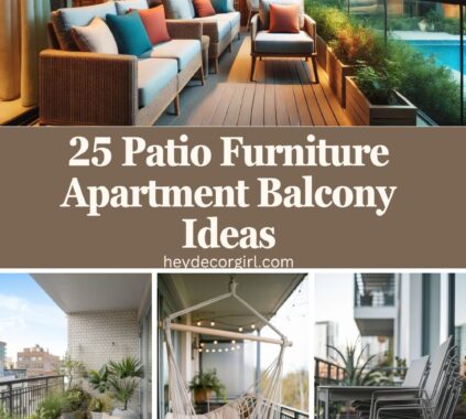 Patio Furniture Apartment Balcony Ideas