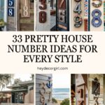 Pretty House Number Ideas