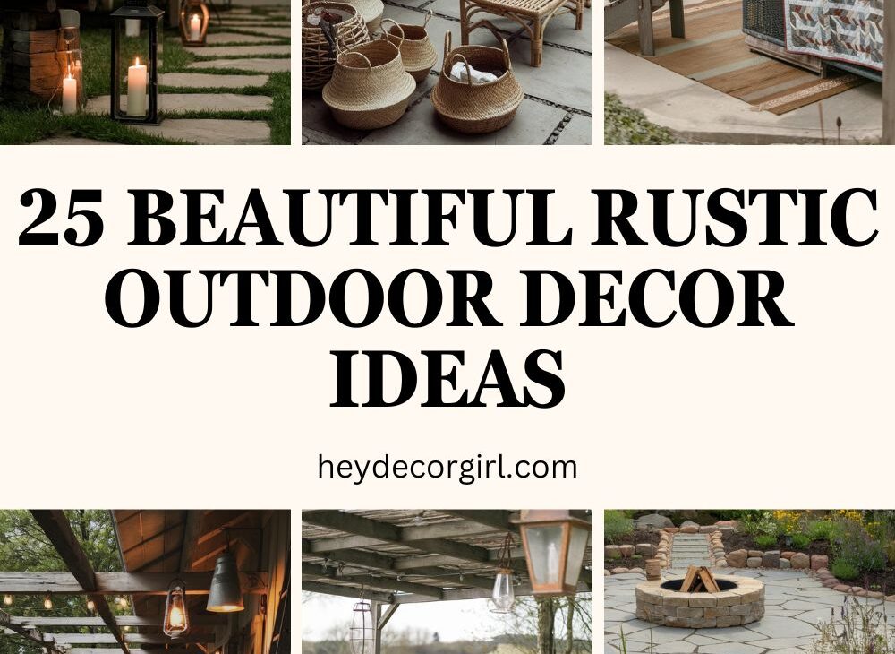 Rustic Outdoor Decor Ideas