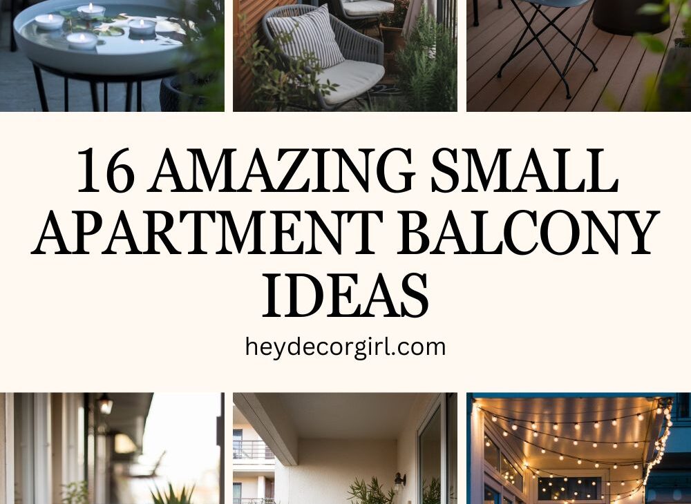 Small Apartment Balcony Ideas