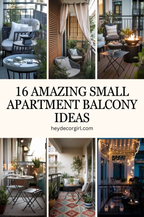 Small Apartment Balcony Ideas