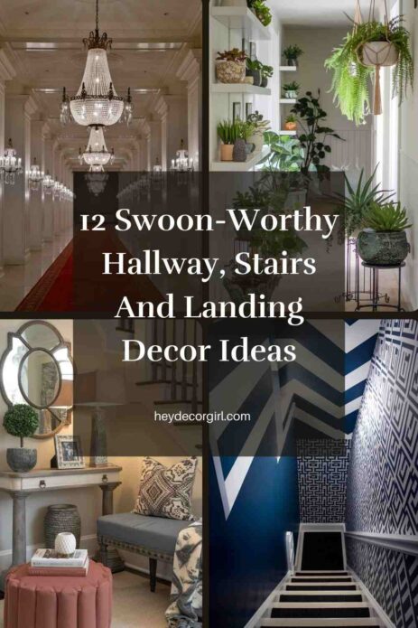 Stairs And Landing Decorating Ideas