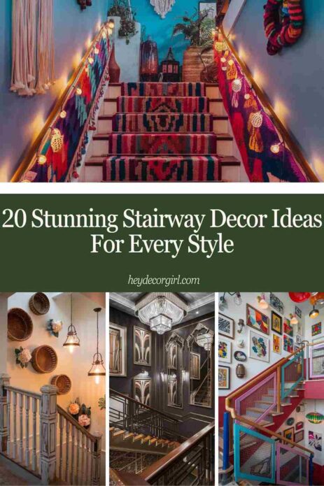 Stunning Stairway Decor Ideas