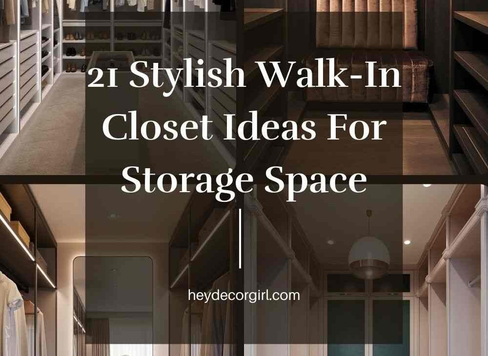 Stylish walk-in closet ideas