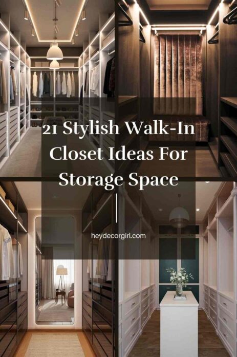 Stylish walk-in closet ideas