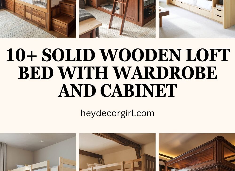 Wooden Loft Bed