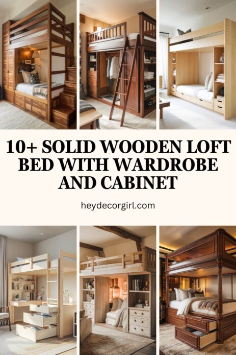 Wooden Loft Bed