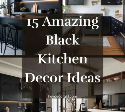 Black Kitchen Decor Ideas