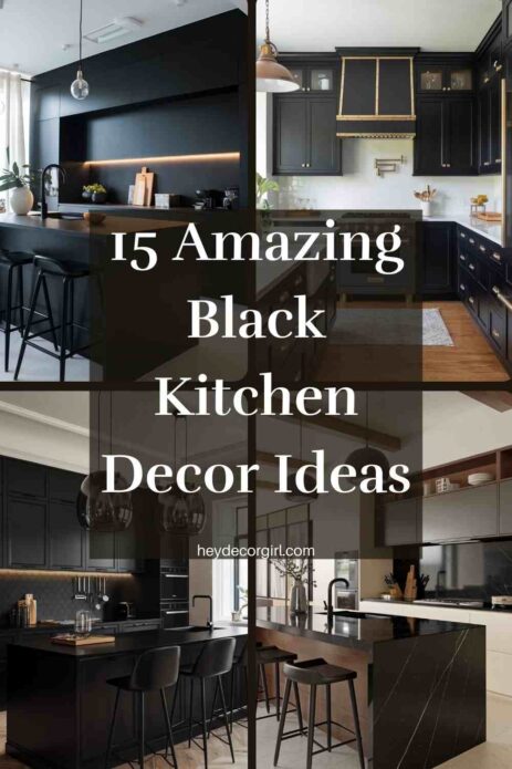 Black Kitchen Decor Ideas