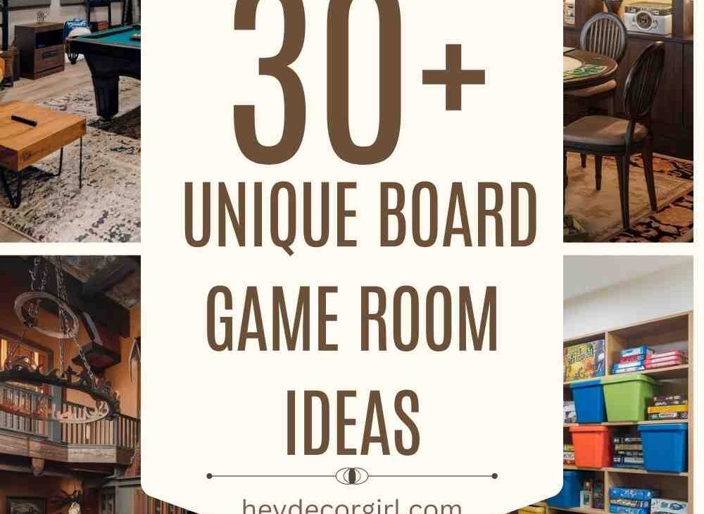 Board Game Room Ideas