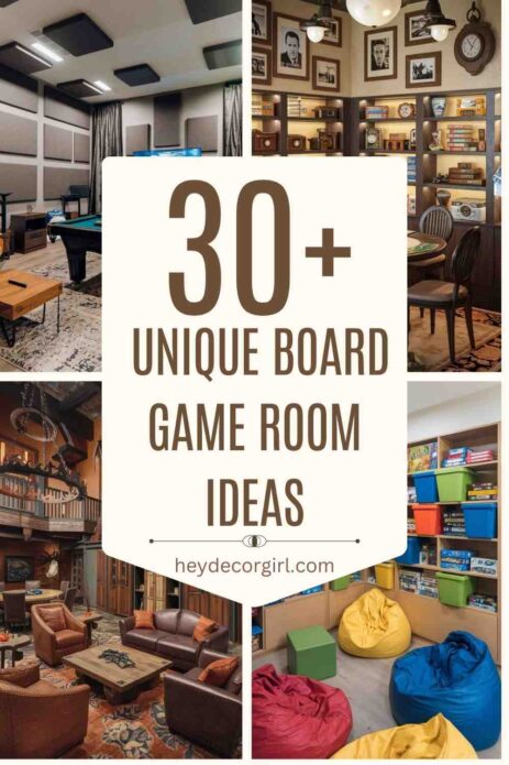 Board Game Room Ideas